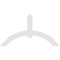 Ekena Millwork Archdale Architectural Grade PVC Gable Bracket, 72"W x 39"H x 2"D x 6"F, 13/12 Pitch GBP072X39X0206ARC00 - alternate 3